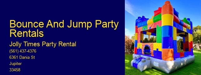 Bounce House And Party Rentals Near Me