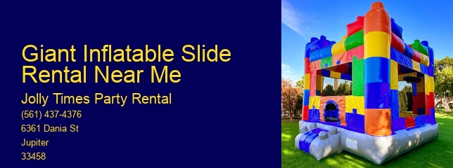 Birthday Party Inflatable Rentals Near Me