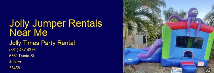 Party Inflatables Rentals Near Me